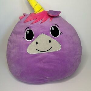Mushmillows Purple Unicorn Plush extra large 16'x16.